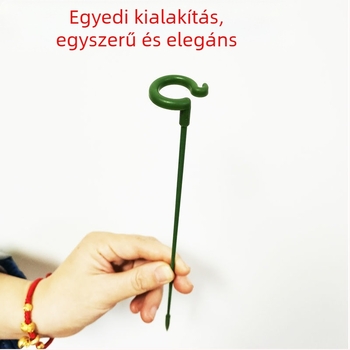 Kerti virágállvány, üvegszálas kivitel, növények támogatására