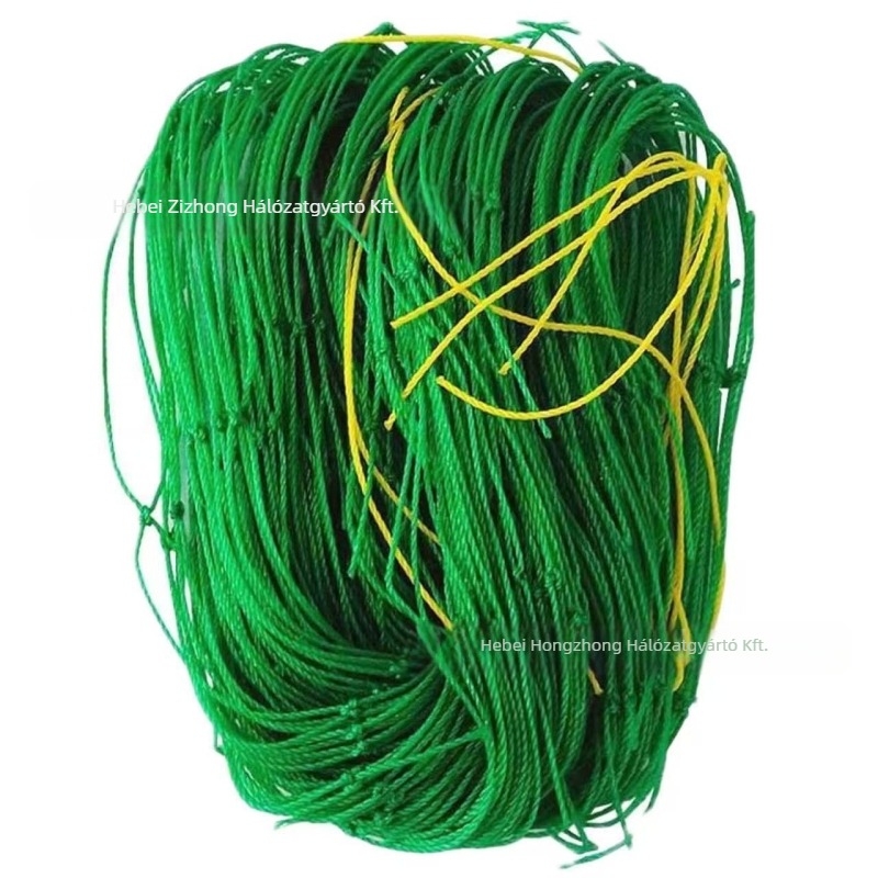 Mászó háló futónövényekhez és zöldségekhez, megerősített élű rácsos támasz, szél- és dőlésálló