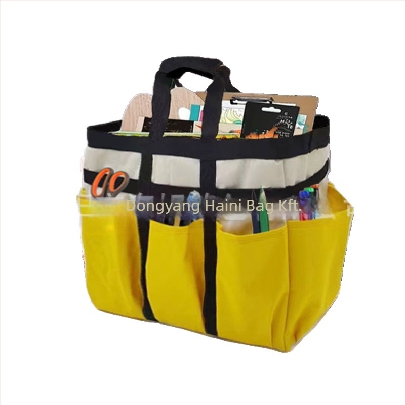 Művészeti tároló táska, kialakítás socket-type, háromdimenziós forma, Oxford vászon, YiYUGuY