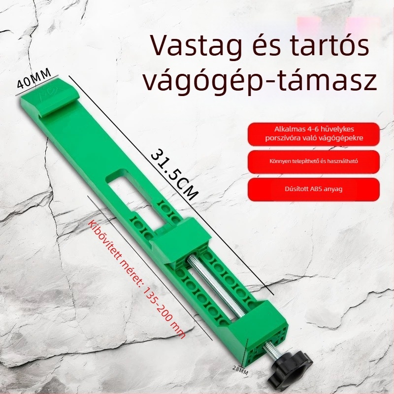 Állítható alapvezető sín vágógépekhez – ABS anyag
