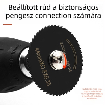 Magas sebességű acél vágólemezek készlet – 8 darab mini pengével, fa- és műanyag vágásához, elektromos csiszolóhoz (Xingweiqiang)