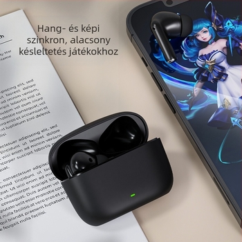 Bluetooth TWS in-ear fülhallgató, Bluetooth 5.0, 10 m hatótáv, 4–8 órás üzemidő, IPX5 vízálló, sztereó