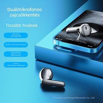 Játékos TWS vezeték nélküli fülhallgató ENC kettős mikrofonnal, Bluetooth 5.2, alacsony késleltetés, IPX5 vízálló, 4–8 órás akkumulátor élet.