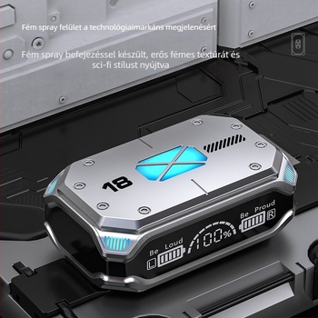 Sportos, vezeték nélküli Bluetooth fülhallgató (in-ear), zajszűrés, IPX7, 15 m hatótávolság, >8 óra akkumulátor-élettartam, sztereó