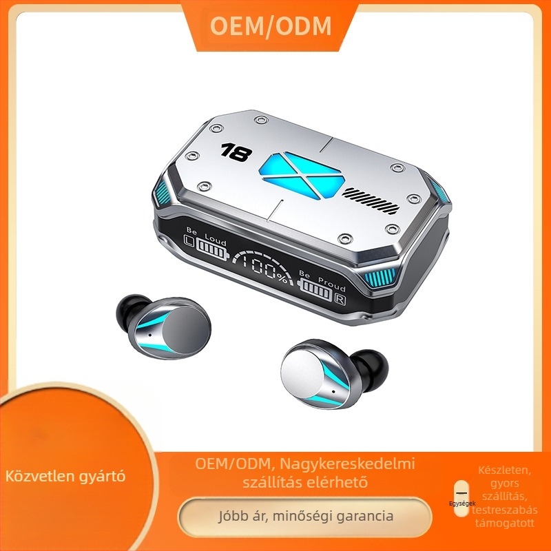 Sportos, vezeték nélküli Bluetooth fülhallgató (in-ear), zajszűrés, IPX7, 15 m hatótávolság, >8 óra akkumulátor-élettartam, sztereó