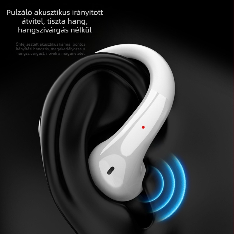 OWS-15 Fülre szerelt vezeték nélküli Bluetooth headset (Bluetooth 5.3+EDR; hatótáv 10 m; akkumulátor élettartam >8 h; zajcsökkentés; sztereó hang)
