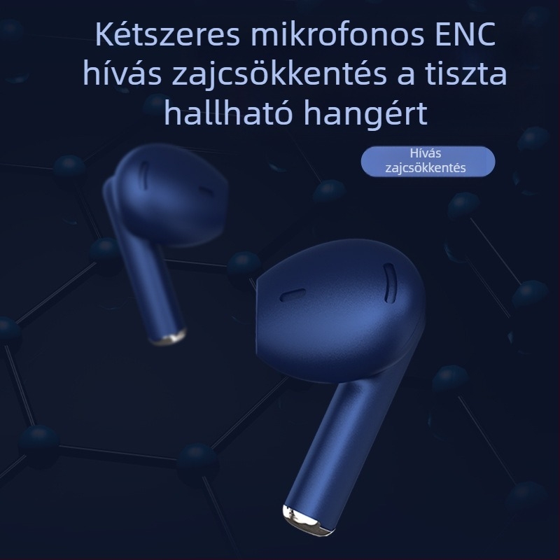 Vezeték nélküli Bluetooth fülhallgató, in-ear kialakítás, Bluetooth 5.3, 15 m hatótávolság, 4–8 órás üzemidő, sztereó