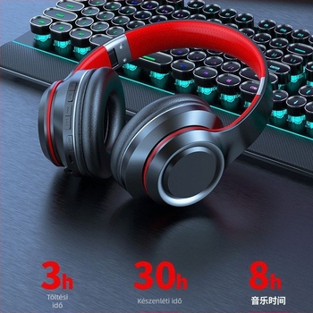 DR90 Vezeték nélküli Bluetooth fejhallgató, aktív zajszűrés, hosszú üzemidő és alacsony késleltetés játékhoz