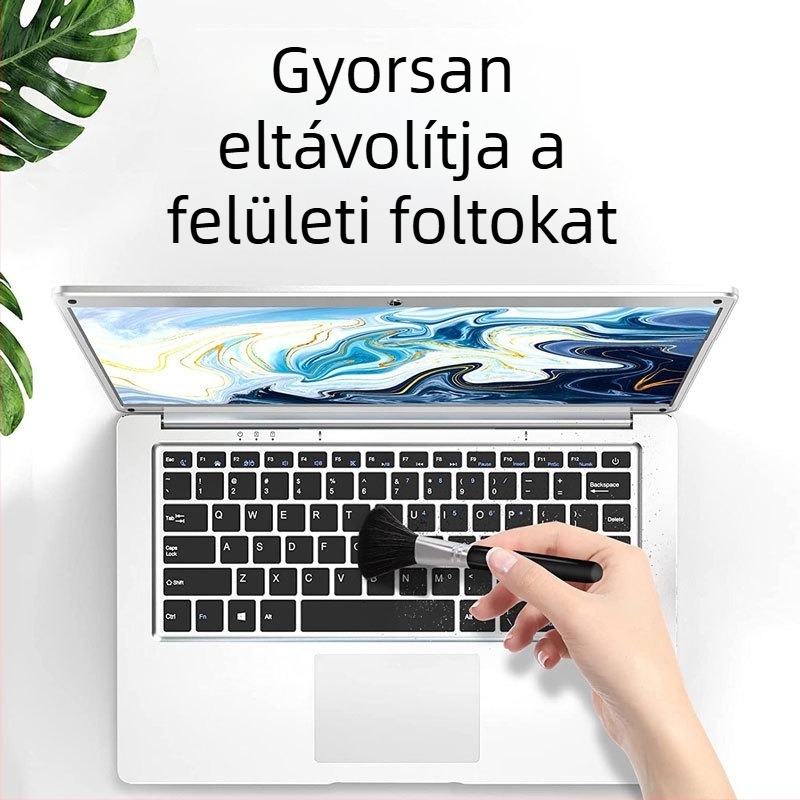 Billentyűzethez és elektronikai eszközökhöz való általános tisztító kefés készlet – 10 darabos készlet, bevezetve 2022-ben, kompatibil notebookokkal, mobileszközökkel, számítógépekkel és digitális kamerákkal