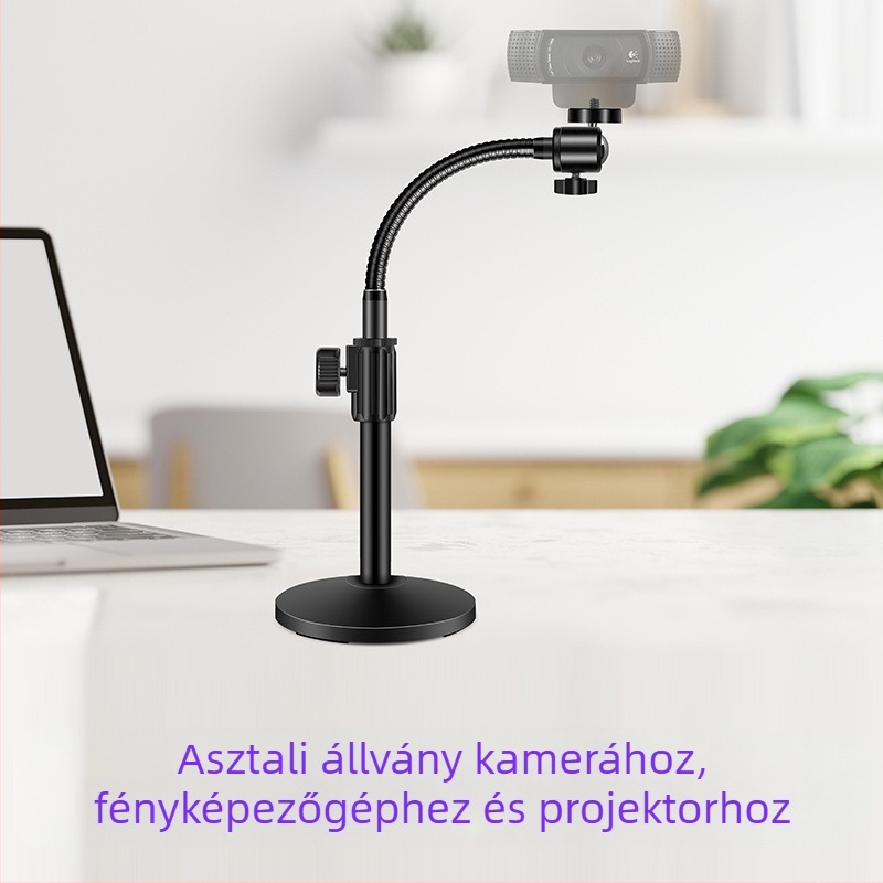 SH-190BA Asztali tartó rugalmas nyakkal Logitech webkamerához és projektorhoz