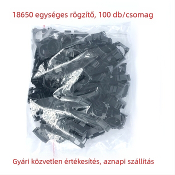 18650 akkumulátor tartó, univerzális összekapcsoló készlet, 100 darabos csomag