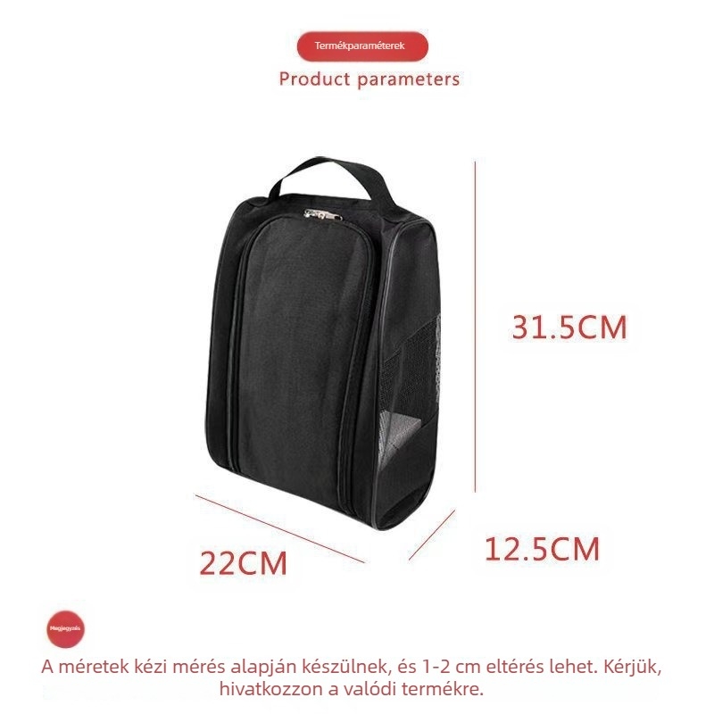 Lábbeli tároló táska – kézitáska típus, Oxford anyag, többfunkciós, utazási tárolás