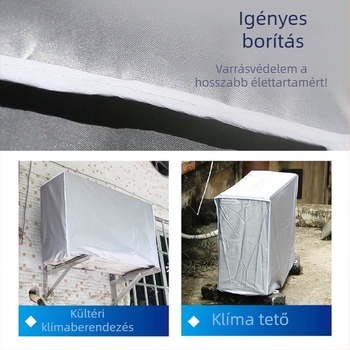 Kültéri klímaberendezéshez való burkolat – védelem a naptól, esőtől és portól