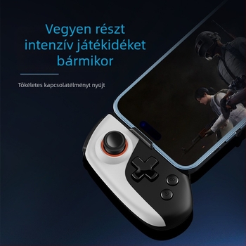 JK02 játékkontroller félvezető hűtéssel, Bluetooth, Type-C interfész, rezgés-visszacsatolás, Android és iOS kompatibilis
