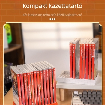 Switch OLED játékkártya tároló állvány, 12 rekesz, ABS anyag