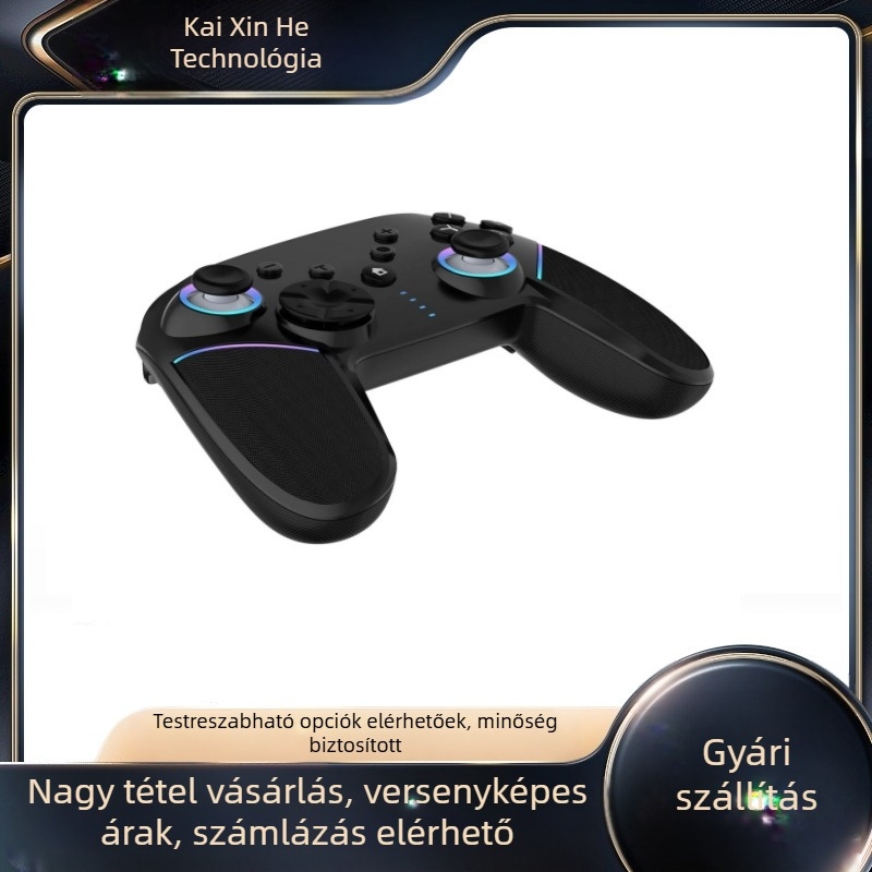 SZ-932B vezeték nélküli Bluetooth játékkontroller Switchhez, Androidhoz és iOS-hoz Type-C interfésszel, 6-tengelyes motorral és RGB világítással