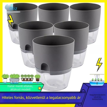 Olinzer beltéri átlátszó kétszintes önöntöző virágtál
