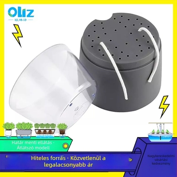 Olinzer beltéri átlátszó kétszintes önöntöző virágtál