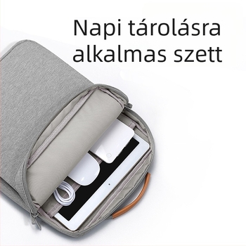 Tablettás válltáska, városi egyszerű stílus, poliészter, lélegző, vízálló, kopásálló, pamut bélés