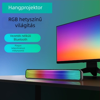 LED marquee fény vezeték nélküli Bluetooth hangszóróval, RGB világítás, 2 hangszóró, Bluetooth 5.0, 40Hz-20kHz, SNR ≥85dB, 10 m hatótáv