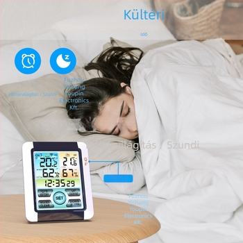 Szobahőmérséklet-mérő 0,1°C felbontással, testreszabható feldolgozás, licencelt magáncímke