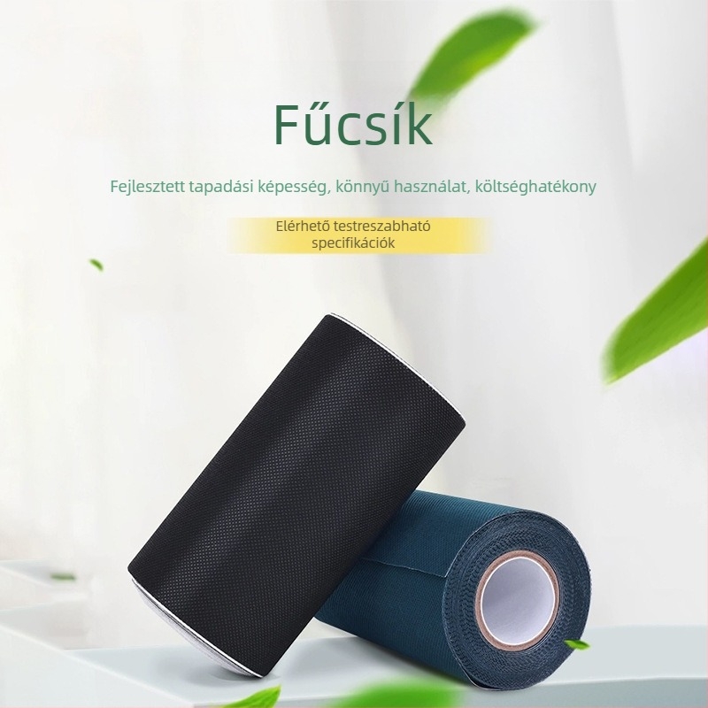 Öntapadó műfüves varratszalag, nem szövött alapanyagból, 650 μm vastagság, műfüves varratokhoz tervezve; hőmérséklet-tűrés: rövid ideig 80°C, hosszú ideig 60°C.