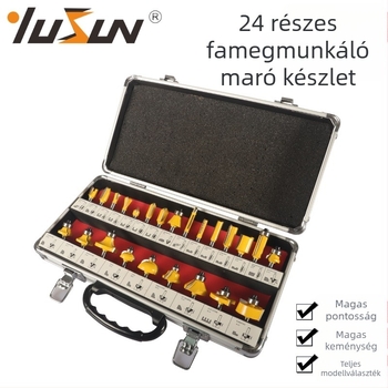 Végfúró készlet, 24 darab, 24A sorozat, Yusheng márka