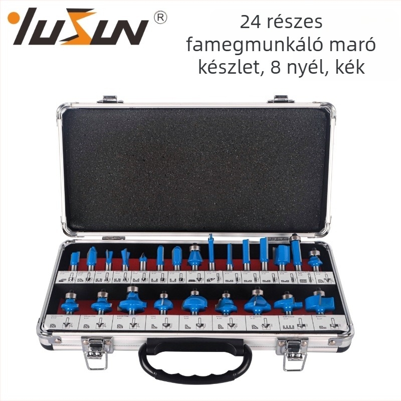 Végfúró készlet, 24 darab, 24A sorozat, Yusheng márka
