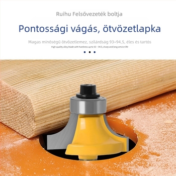 Faipari maró készlet, 4 db – gömbfej, ötvözet, hornyoló maró