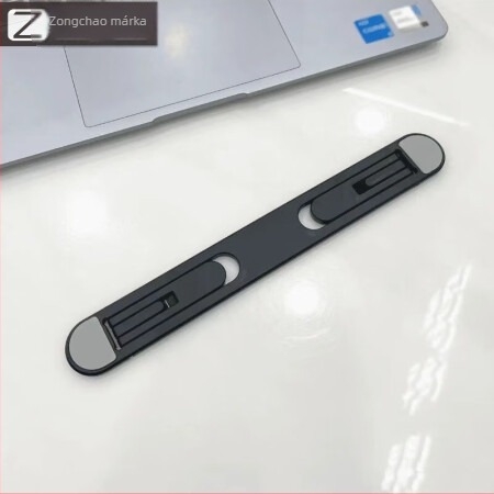 Összecsukható alumínium laptopállvány hűtőalappal, hordozható asztali emelő iPad 2 és más tabletekhez, tömeg 0,025 kg