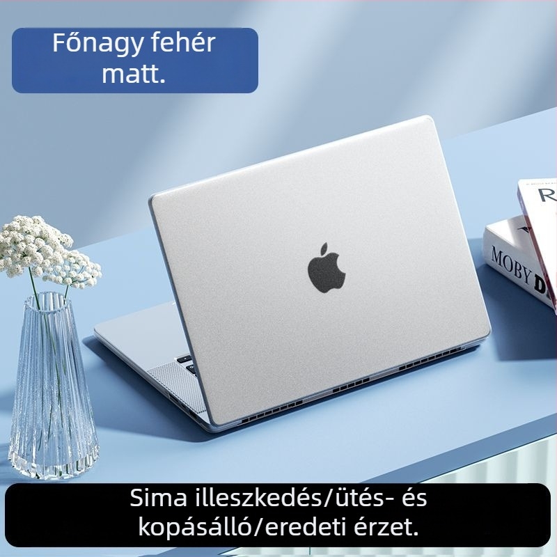 MacBook védőhéj — matt felület, műanyag burkolat, kompatibilis a MacBook sorozattal, 2021-ben piacra dobva