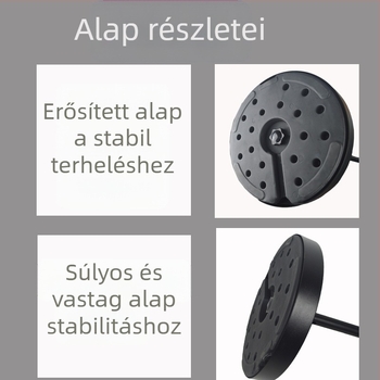 Fém állítható padlóra álló állvány surround/szatelit hangfalakhoz, modell 306