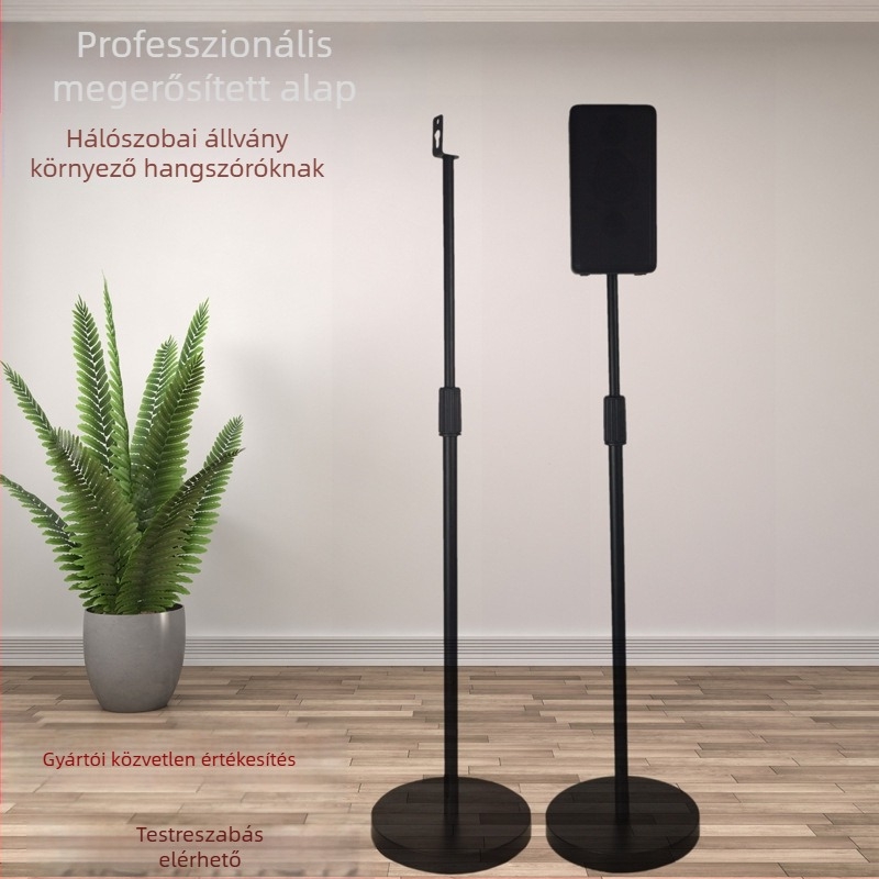 Fém állítható padlóra álló állvány surround/szatelit hangfalakhoz, modell 306