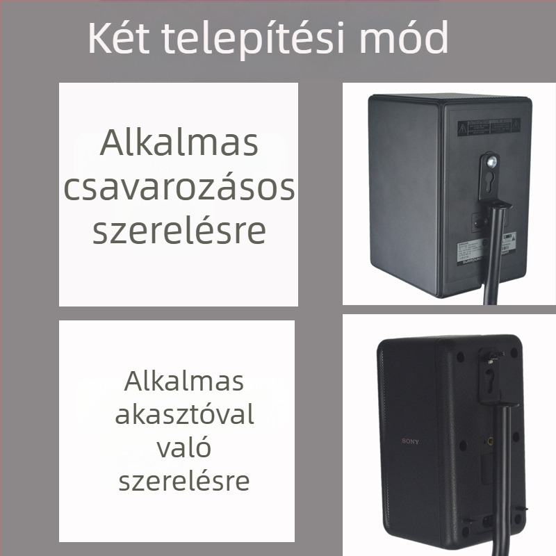 Fém állítható padlóra álló állvány surround/szatelit hangfalakhoz, modell 306