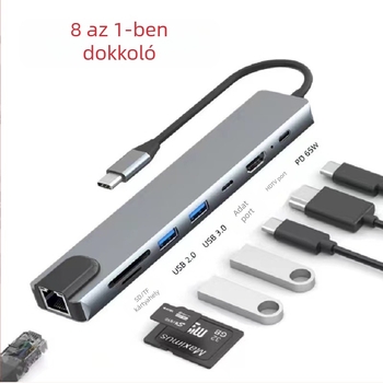 LTC HD168 dokkolóállomás, multifunkcionális, OEM feldolgozás, országos garancia