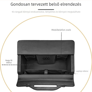 Üzleti utazáshoz retro bőrönd, cipzáras nyitás, Oxford szövet, kinyitható réteg, univerzális kerekek, modell 589000