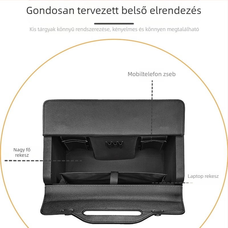 Üzleti utazáshoz retro bőrönd, cipzáras nyitás, Oxford szövet, kinyitható réteg, univerzális kerekek, modell 589000