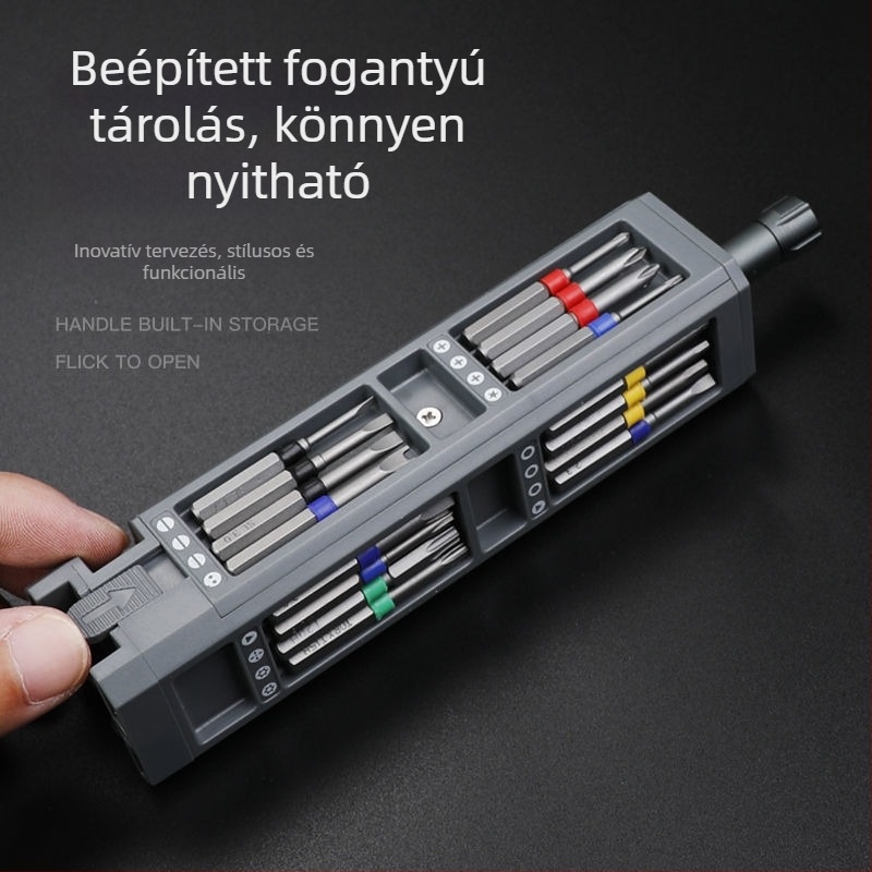 Arrizo mágneses csavarhúzó készlet mobiltelefonokhoz és laptopokhoz, precíziós javító eszközök, Cr-V acél, 550 g