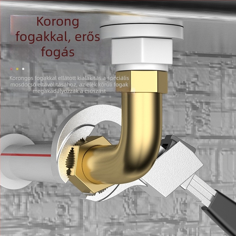 Otis csőkulcs, króm-vanádium acél, 570 g, vízvezeték szerelő eszköz