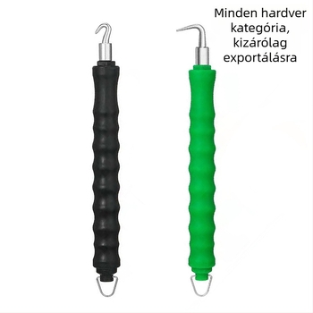 Kötőhorog vasalathoz, egyenes húzású és teleszkópos kialítás, rozsdamentes acélból