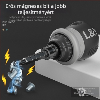 Maibu teleszkópos racsnis csavarhúzó készlet króm- vanádium acélból, szigetelt és mágneses