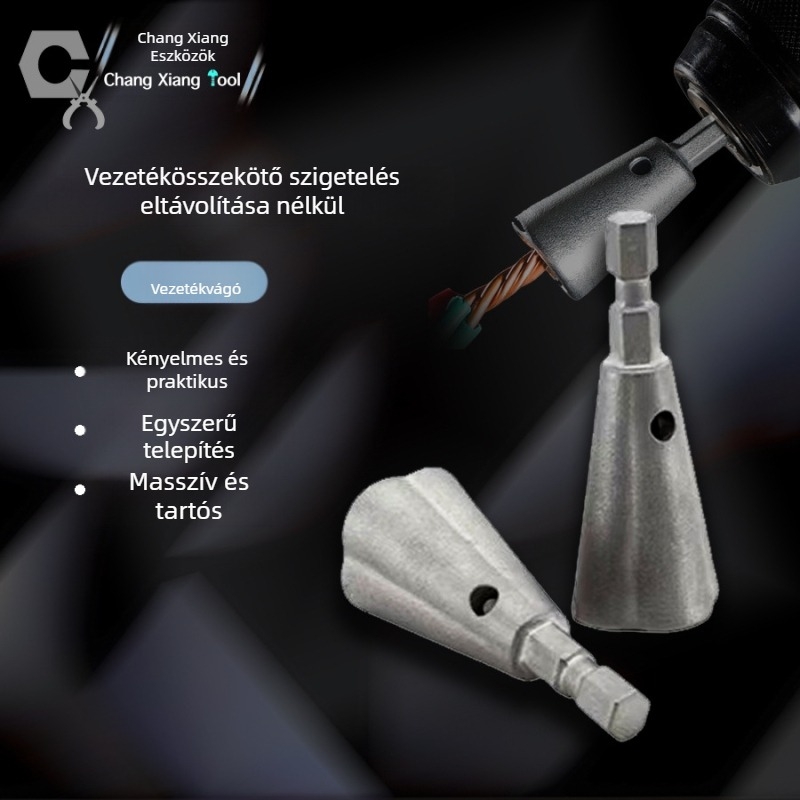 Chuangxiang Tools – Elektikusok számára teljesen automata vezetékek tekerése és szigetelés eltávolító eszköz; automata terminál blokk csatlakozó, nikkelezett krómacél kivitel