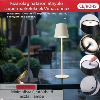 Aolishi Goblet asztali lámpa érintéses vezérléssel, háromszínű világítás, 5V tápegység, CE tanúsítvány