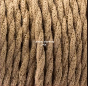 Yusheng tápkábel PVC szigeteléssel, VDE tanúsítvánnyal, világítási berendezésekhez.