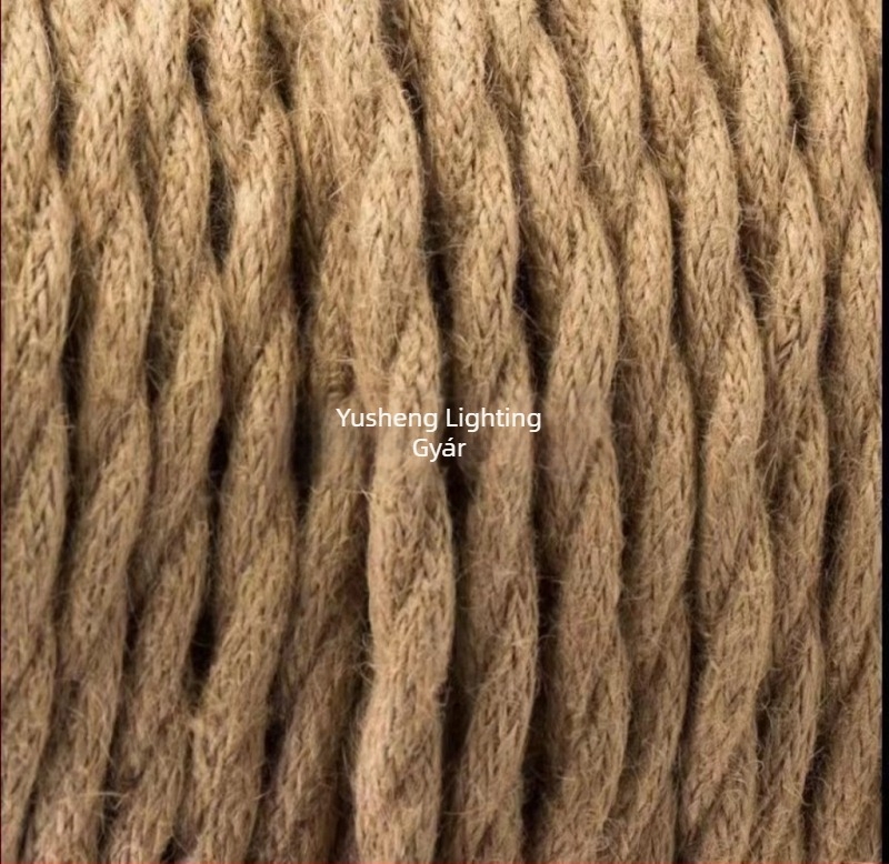 Yusheng tápkábel PVC szigeteléssel, VDE tanúsítvánnyal, világítási berendezésekhez.