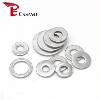 304 rozsdamentes acél, sík tömítőgyűrűk készlet dobozban, 270 db/190 db, GB97 szabvány, A osztály