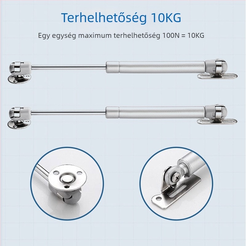 A01 gáztámasz szekrényajtókhoz – Weina Hardware, hidegen hengerelt ac + rozsdamentes ac + ABS, modern stílus