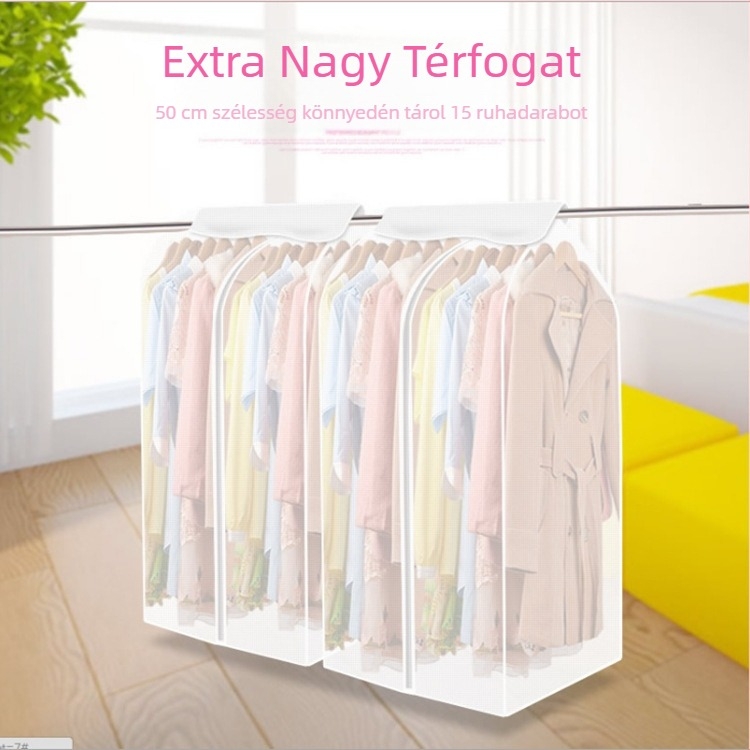 PEVA ruhaszárvédő takaró, kreatív stílusú, ruhák tárolására hálószobában