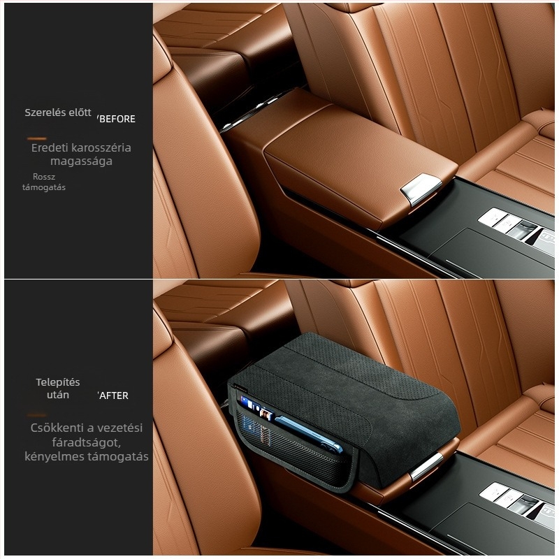 Cabron Autó Karfa Támasz Párna, PVC Bőrhab, Univerzális Illeszkedés, Testreszabható