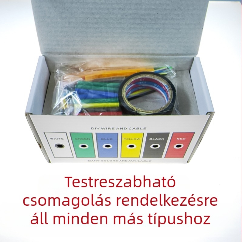 Belső elektromos berendezésekhez való szilikon szigetelt vezeték – DIY használat, dobozos csomagolás, hosszú távú ellátás
